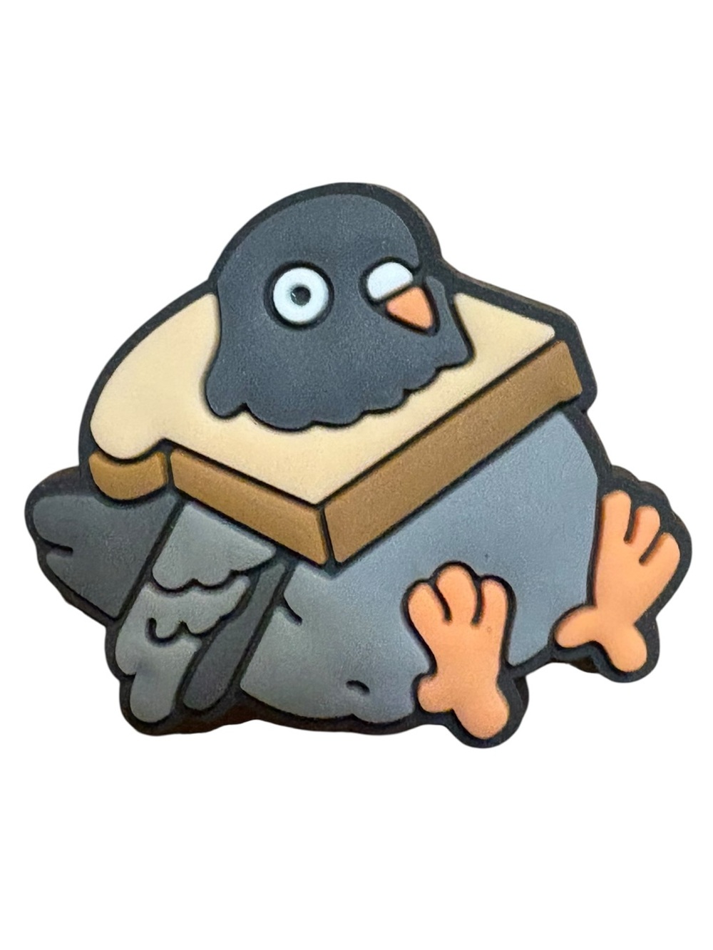 Hungry Pigeon Croc Charm